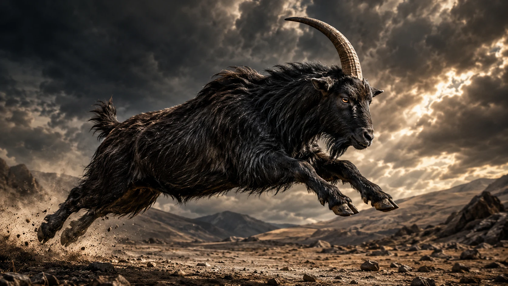 Daniel 8 he-goat with one notable horn between its eyes, representing Greece
